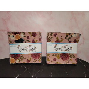 Sonnet Dusk Riley Blake Fabric 5in Charm Packs LOT Quilting NEW